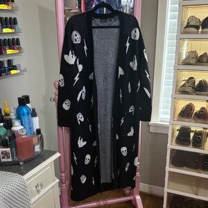 Lovesick Black and White Knit Sweater